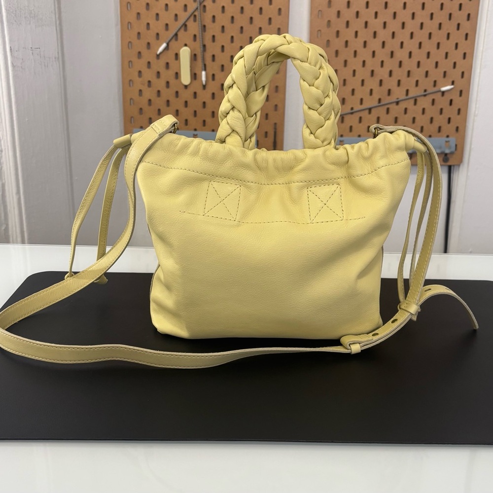 NWT Madewell Womens Butter Yellow The Piazza Mini Crossbody Bag,100% Cow Leather - Picture 3 of 15